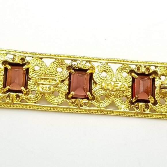 MFA Museum Fine Arts Byzantine Garnet Pearl .925 - Picture 6 of 6